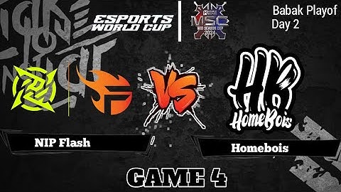Ayah Udil Dibantai Martis Midlane sampai Sama gini | NIP Flash VS HomeBois | MSC 2024 Day 2