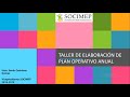 Taller: Elaboración de Plan Operativo Anual (POA)