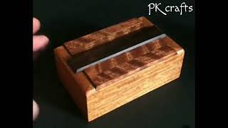 Amazing Secret Locks of Wooden Boxes.