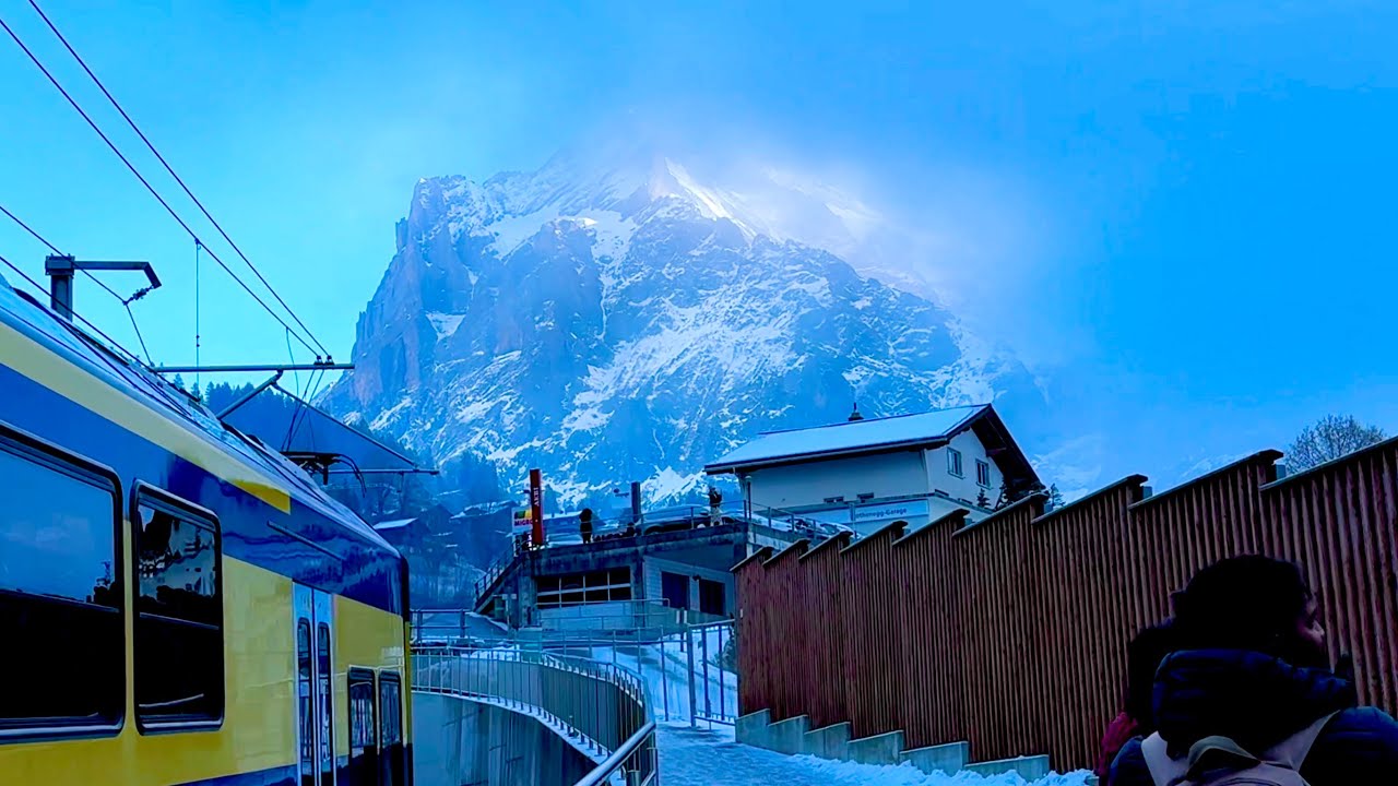 그린델발트에서 유럽에서 가장 높은 기차역 융프라우요흐역까지 2:3