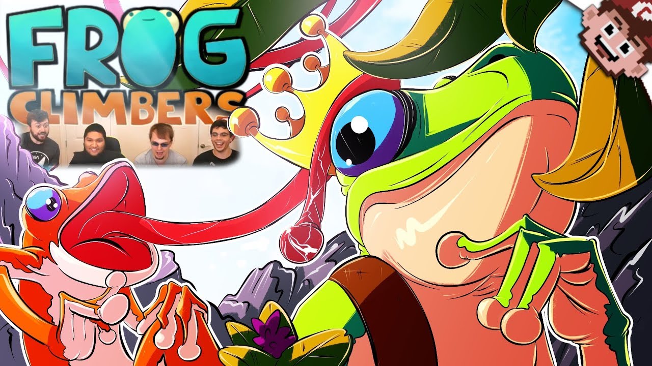 LAUGH Til You CRY FROG CLIMBING CHAMPIONS Frog Climbers W Friends laugh-til-you-cry-frog-climbing-champions-frog-climbers-w-friends