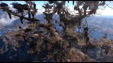 Fallout 4 Mega Treehouse settlement