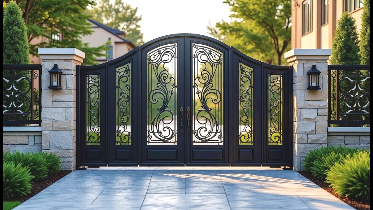 Потрясающие кованые ворота, которые впечатляют | Преобразите свой вход