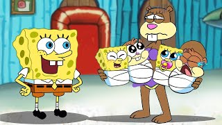 Unstable SpongeBob Family, SpongeBob Have a BABY!? // Spongebob Squarepants Sad Story Animation