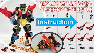 LEGO CREATOR 31124 Alternative Build Instruction - Transformable Robot “NAI-KORE”  - MOC