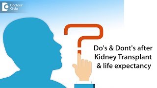 Do's & Dont's after Kidney Transplant & life expectancy-Dr Girish NS