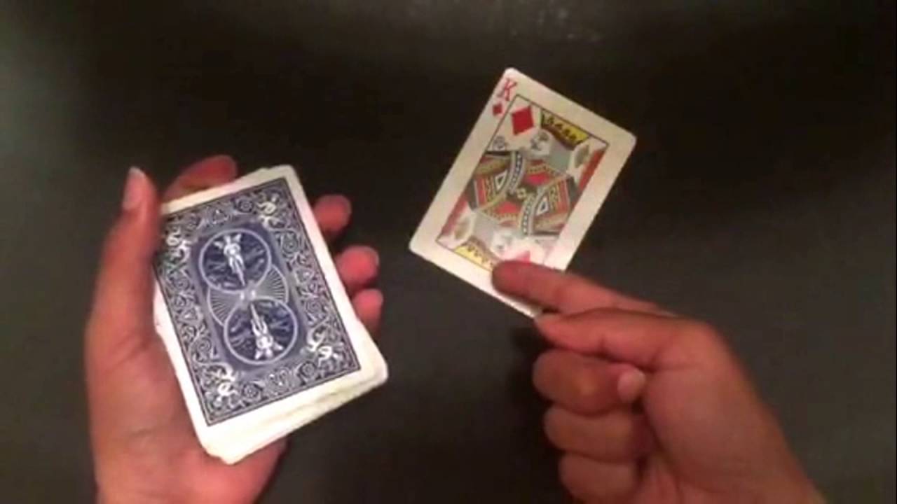 really cool card trick for beginners youtube