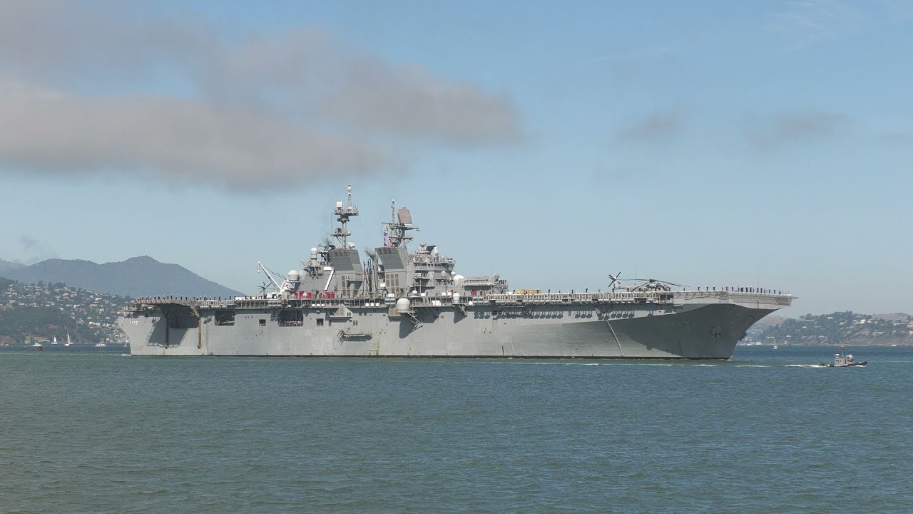 San Francisco Fleet Week. Parade of Ships. 2024. 4K 60fps.