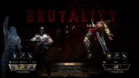 Mortal kombat 11 sub zero brutality tutorial:  frostbite