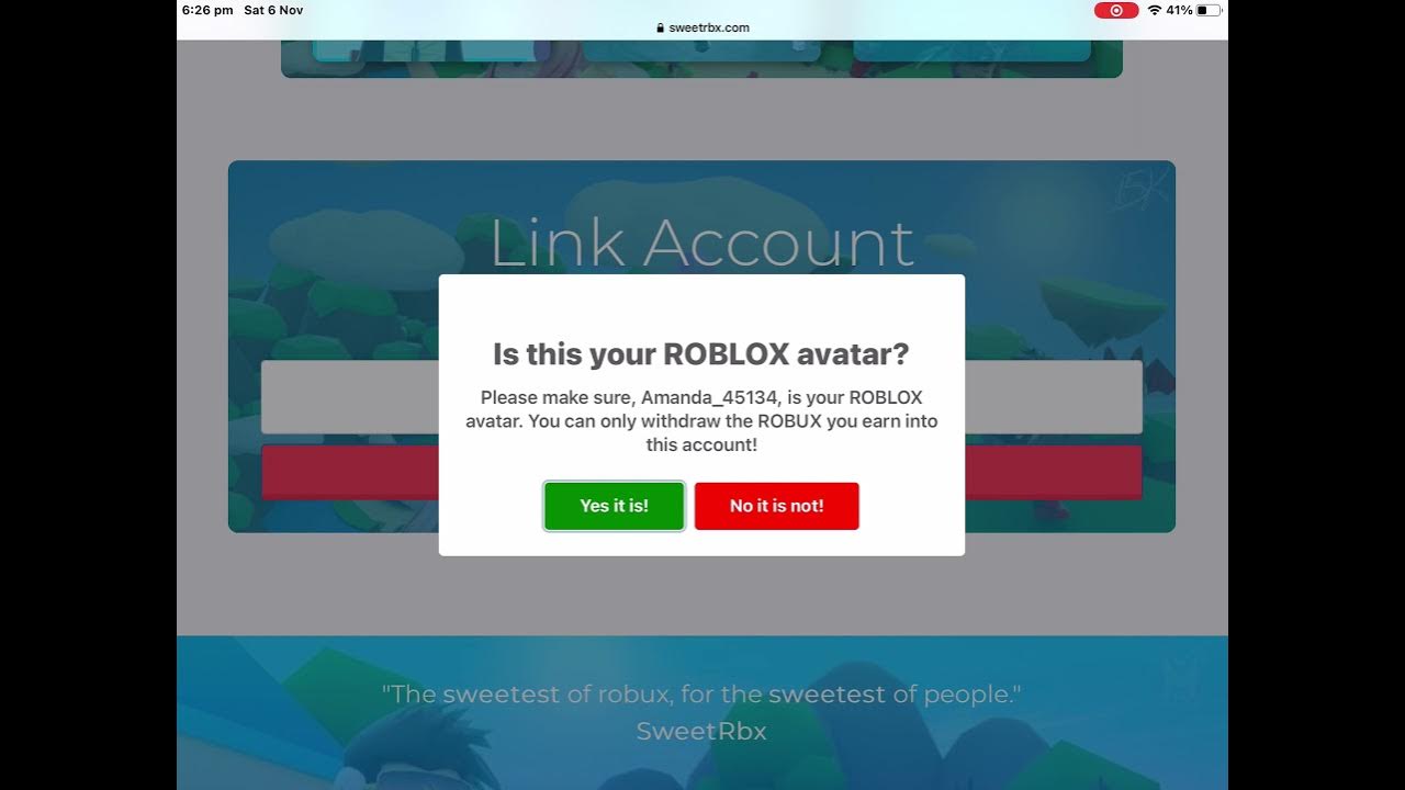 Use sweetrbx to get free robux for just Completing offers (look in the desc) YouTube