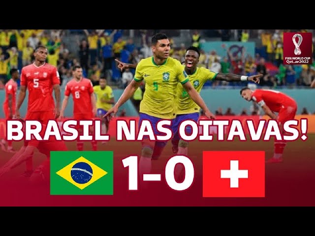 Gol e melhores momentos para Brasil x Suíça pela Copa do Mundo (1-0)