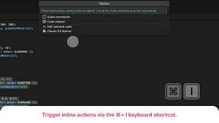Generating and refining documentation with inline actions