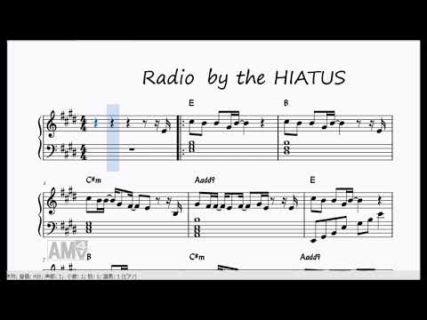 Radio - the HIATUS(ピアノ簡易版)