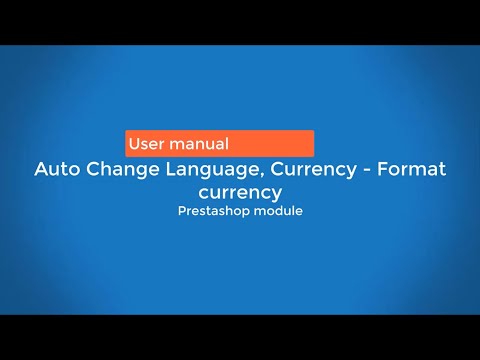 Auto Change Language,Currency - Format currency Module