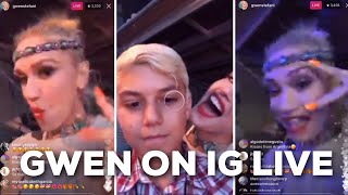 Gwen Stefani | Instagram Live 7/14/2017