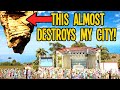 Alien Rock Park Causes City To Collapse in Cities Skylines!