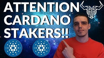 If You Stake Cardnano YOU MUST WATCH THIS! ADA Holders AVOID THESE MISTAKES!
