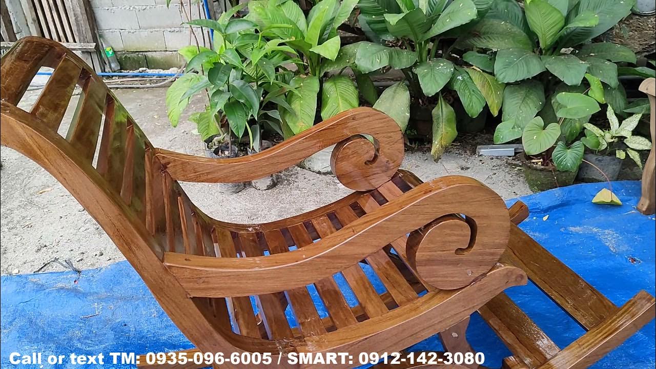 RACKING CHAIR MADE OF THE HARDEST WOOD IN THE PHILIPPINES. DELIVERED TO