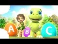 The Good Dinosaur ABC Alphabet Song Opening Surprise Eggs | Fruits and Vegetables | Fun ABC Song