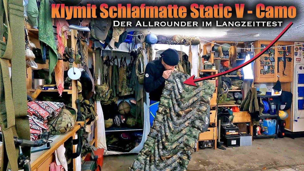 Klymit Static V Sleeping Pad Camo Realtree Langzeittest Bushcraft Outdoor Youtube