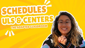 Plan with me! ULS and Centers for Special Education