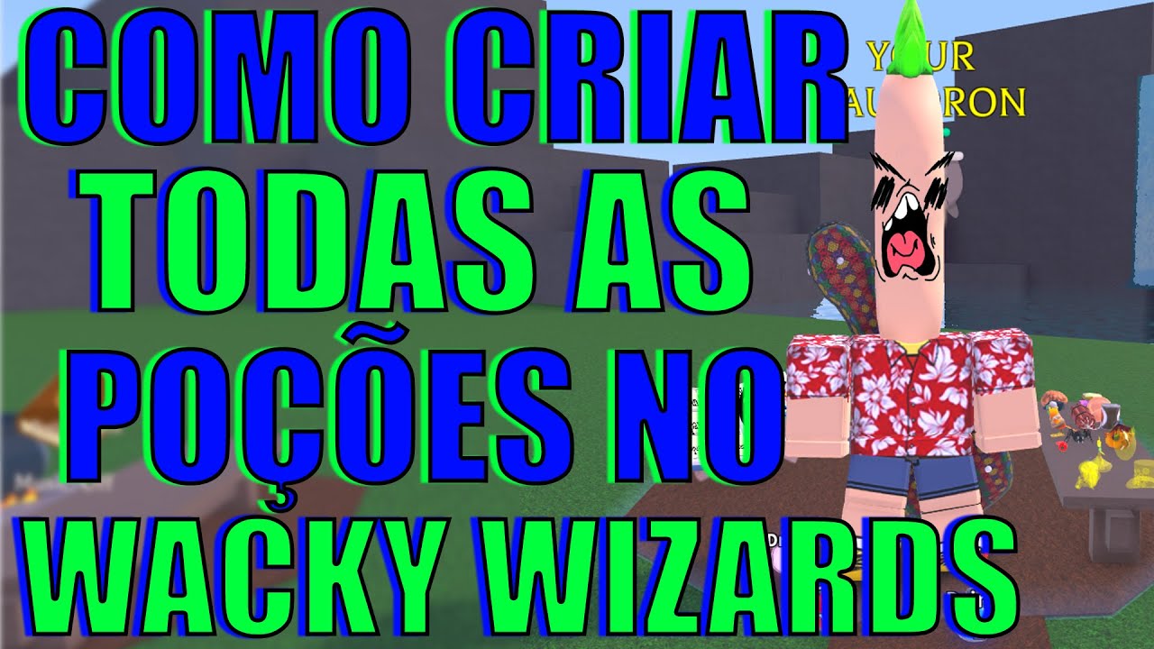 POÇÃO DE COLORIR O LOKIS  Roblox - Wacky Wizards 