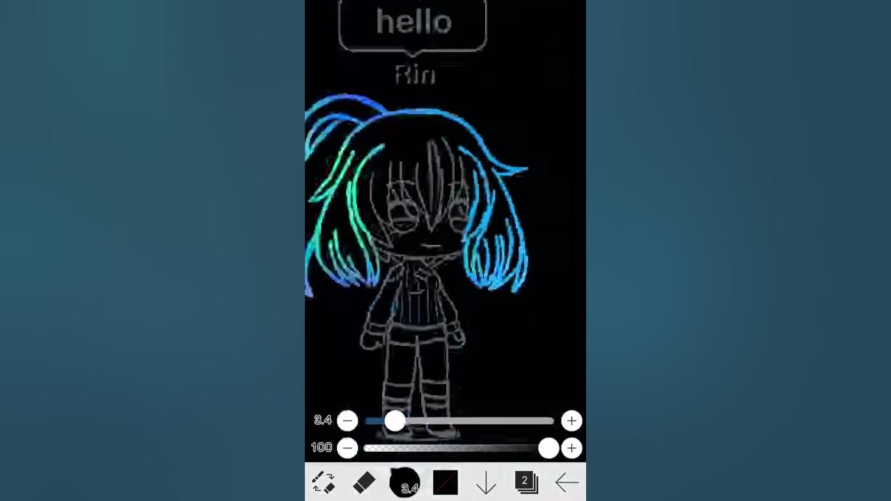 Gacha life scratch art youtube