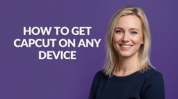 HOW TO GET CAPCUT ON ANY DEVICE - Julia