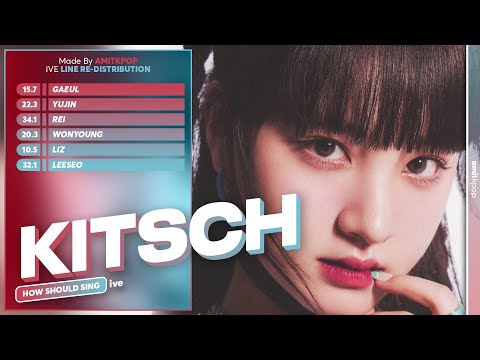 How Should Ive Sing 'Kitsch' | Line Re-Distribution