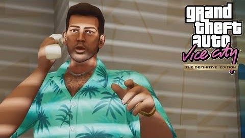 GTA Vice City The Definitive Edition Intro & Mission 1 - In The Beginning & An Old Friend (4K)