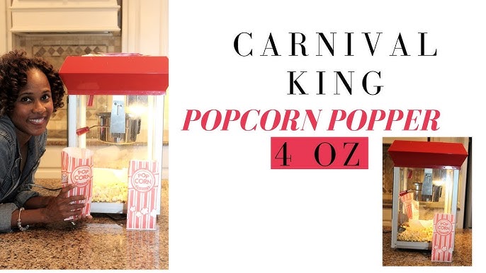 Carnival King PMW17R Royalty Series 8 oz. Commercial Popcorn Machine /  Popper with Warming / Holding Merchandiser - 120V, 1700W