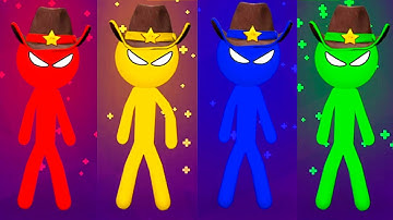 Stickman Funny Minigames - Stickman Party 1 2 3 4 Player 2022 Gameplay Walkthrough Android iOS