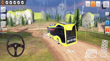 Modern Bus Simulator New Parking Games - #4 Offroad Bus Games - Android Gameplay