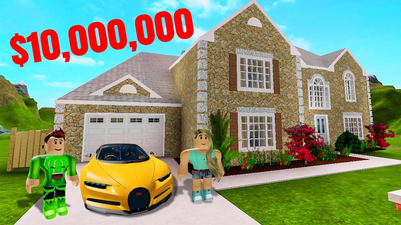 My Girlfriend Built Me A 10000000 Mansion Roblox - roblox bloxburg houses 11kw