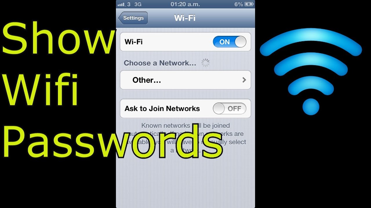 Mots de passe WiFi et Hotspot