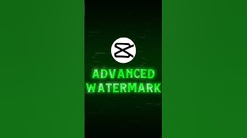Capcut | Advanced Watermark 🔥💀| Watermark Tutorial | #shorts #tutorial