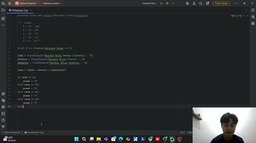 Dasar Pemrograman Python (Latihan3 If Elif Else)