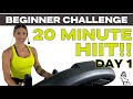 20 minute hiit run  day 1 of 7 of the new year beginner challenge