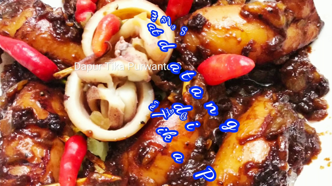 cumi goreng Saos lada hitam ala dapur tika purwanto - YouTube