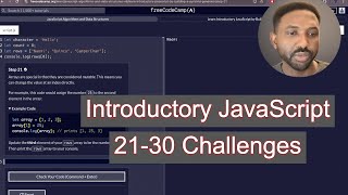 Step-by-Step FreeCodeCamp JavaScript Tutorial: 21-30 Easy Beginner Challenges! Profile