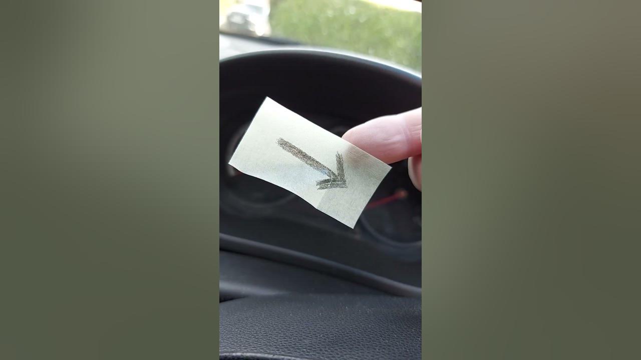 Tips For New Drivers Fuel Gauge Arrow Explained Shorts YouTube