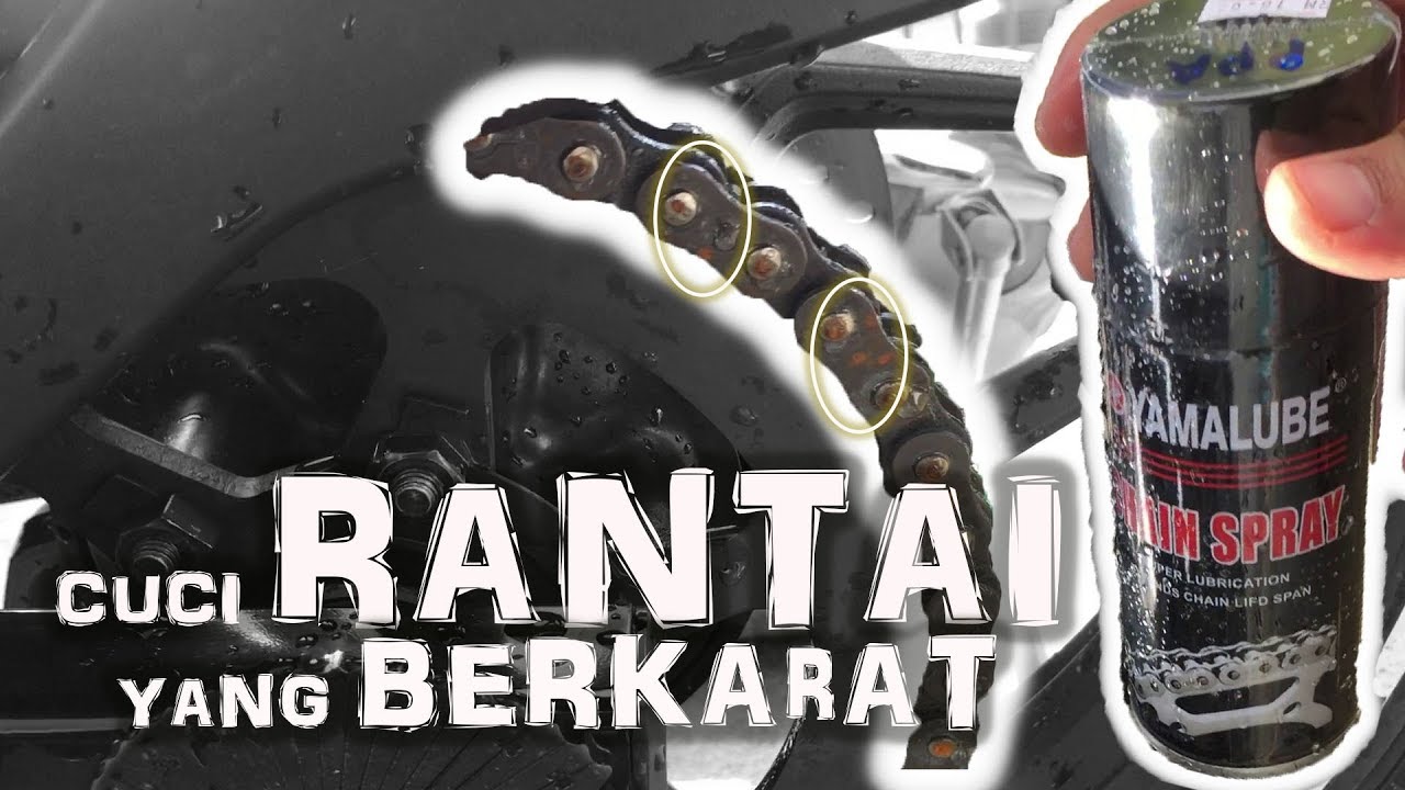 Cuci Rantai Berkarat Mudah YouTube Cuci Rantai Berkarat Mudah YouTube
