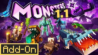 MONSTERS 1.1 ADDON: NEW Rideable Sculk Boss ADDED To Minecraft Bedrock Edition screenshot 5