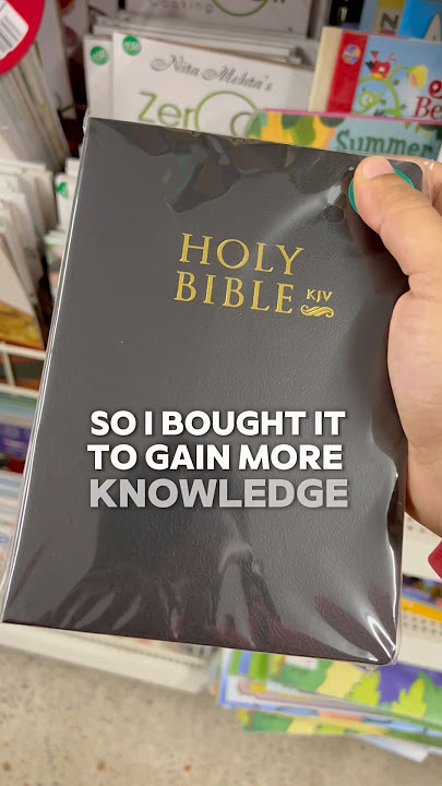 I Bought A Bible & This Is What Happened