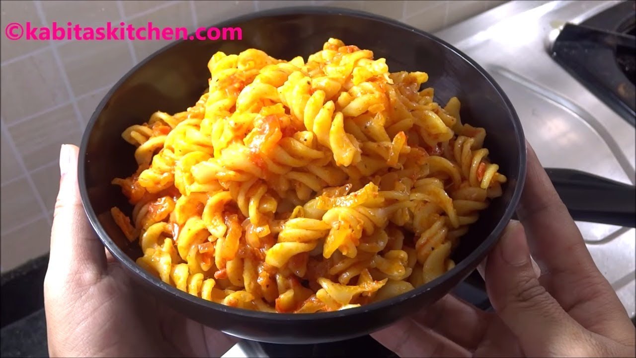 Tomato Cheesy Pasta Recipe | Indian Style Pasta | Easy and Quick Pasta Recipe | kabitaskitchen | Kabita Singh | Kabita