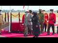 President Samia Suluhu Hassan Of Tanzania Welcomes President Museveni Of Uganda Guard Of Honour