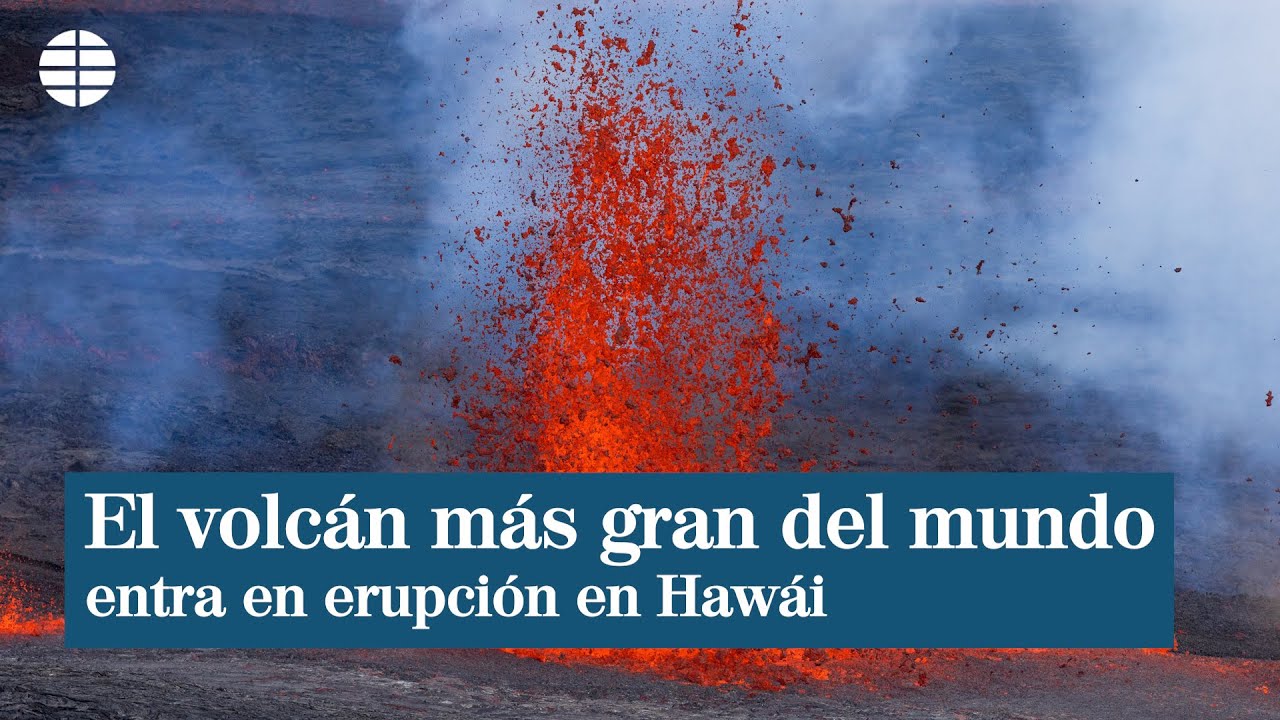 Mauna Loa, el volcán más grande del mundo, entra en erupción en Hawái
