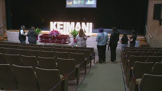Community pays respects at public memorial service for Kei Mani Latigue