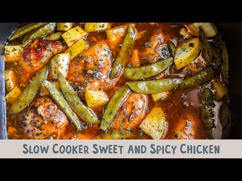 Video: Spicy Chicken With Vegetables In A Slow Cooker