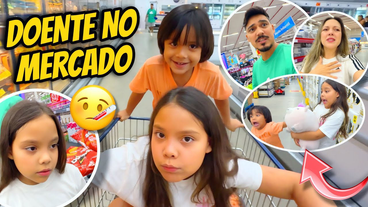 FUI COM FEBRE PRO MERCADO E OLHA O QUE ACONTECEU LÁ 🤒 * Vlog * 